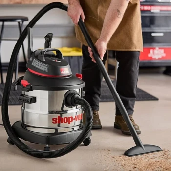 Shop-Vac 5989405 8 Gallon 6 Peak HP Stainless Steel Wet / Dry Vacuum with Tool Kit