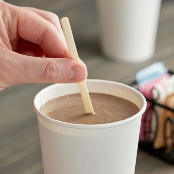 World Centric 7 1/2" Compostable Bamboo Stir Stick - 10,000/Case