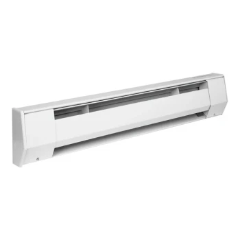 King Electric K Series 60" White Baseboard Convection Heater 5K2012BW - 208V, 1,250W