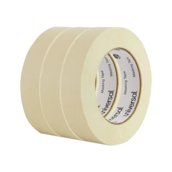 Universal UNV51301 1" x 60 Yards General Purpose Masking Tape - 3/Pack