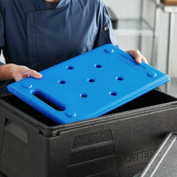 CaterGator Dash Blue Full Size Ice Board for Food Pan Carriers