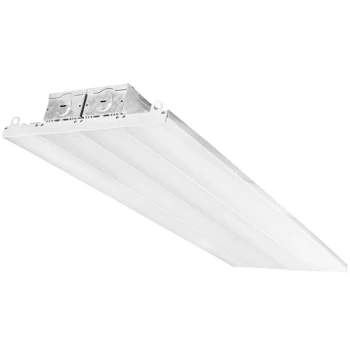 TCP QTL Series 2' Frosted Dimmable LED High Bay Light Fixture with PIR Motion Sensor QHB2UZDE450KLS1, 130W, 5000K, 17,550 Lumens