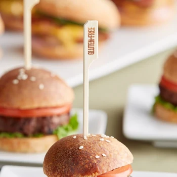 TableCraft BAMP5G Gluten-Free Pick / Food Marker - 100/Pack