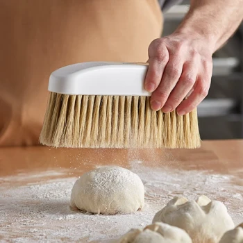 Ateco 1628 Boar Bristle Bench Brush - 9 1/2"L x 1 3/4"W