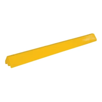Vestil 96" x 10" x 7" Yellow Plastic Truck Stop CS-TB96-Y