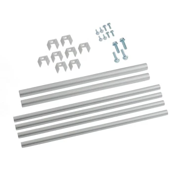 Regency Crossbar and Hardware Kit for 20 Pan End Load Bun / Sheet Pan Rack