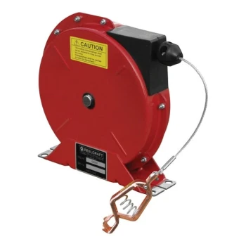 Reelcraft G 3050 Heavy-Duty Spring Retractable Bonding Reel with Steel Cable