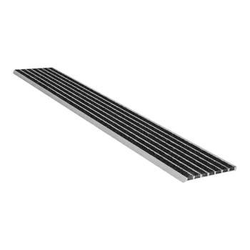 Wooster Supergrit Type 141 4" x 36" Stair Tread Nosing with Black Grit Surface 141BLA3