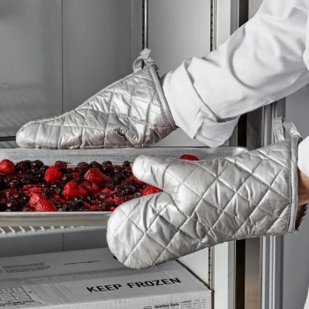 Choice 13" Silver Oven / Freezer Mitts