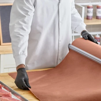 Choice 36'' x 700' 40 lb. Pink / Peach Butcher Paper Roll