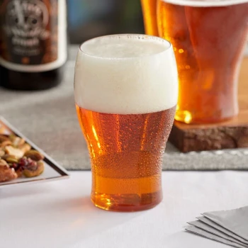 Visions 10 oz. Clear Plastic Beer Glass - 64/Case