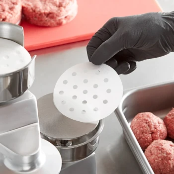 Choice 4" Perforated Round Patty Paper - 5,000/Case