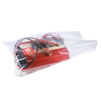 Lavex 5" x 18" 4 Mil Clear Flat Polyethylene Bag - 1,000/Case