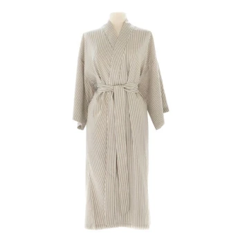 Telegraph Hill Taupe Seersucker Double Layer Bath Robe DLR-S-TPE-L - L