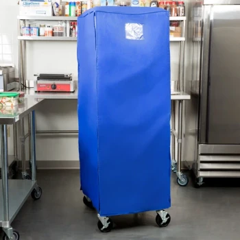 Regency 63" Blue Insulated Polyester Bun Pan Rack Freezer Cover