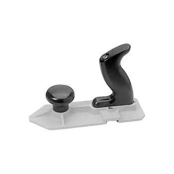 Matfer Bourgeat Stainless Steel Cutting Board Scraper with Plastic Knob and Handle 139005