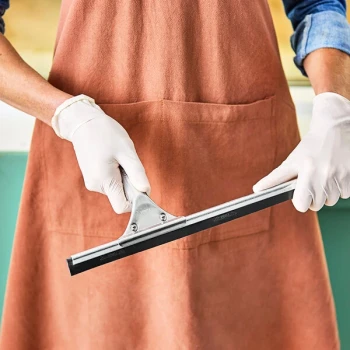Ettore 1918 18" Aluminum Squeegee Channel with Rubber Blade