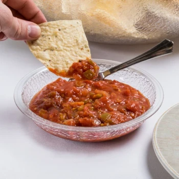 Cambro Camwear® 0.59 Qt. Translucent Pebbled Polycarbonate Serving/Salad Bowl