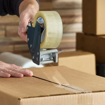 IPG Whisper Smooth 1.89" x 109.36 Yards 2.0 Mil Specialty Acrylic Clear Carton Sealing Tape 130WS2 - 36/Case
