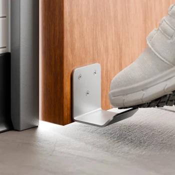 Lavex Stainless Steel Hands-Free Foot Door Opener - 2/Case