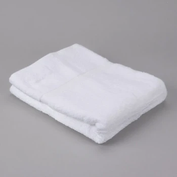 Oxford Regale 27" x 54" 100% Ring Spun Cotton Bath Towel with Dobby Border and Dobby Hemmed 14 lb. - 48/Case