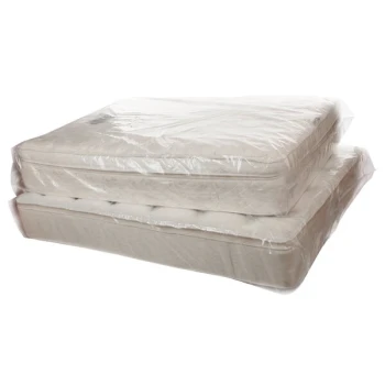 Lavex 78" x 12" x 90" 4 Mil Polyethylene Extra Large King Sized Mattress Bag on a Roll - 30/Roll
