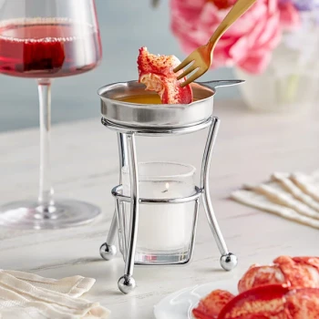 Vollrath 46776 Chrome Butter Melter with 3.25 oz. Pan