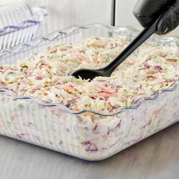 Choice 10 lb. Clear Deli Crock
