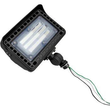 TCP Elements 7 3/4" Knuckle Mount Flood Light FLKUA3W50KBR, 50W, 5000K, 5750 Lumens