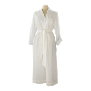 Telegraph Hill White Seersucker Double Layer Bath Robe DLR-S-WHT-S - S