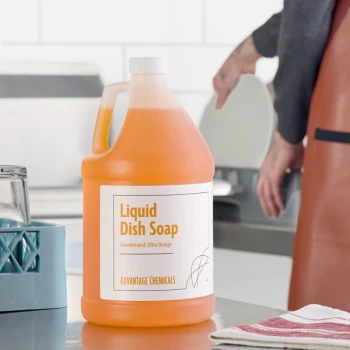 Advantage Chemicals 1 Gallon / 128 oz. Ultra Citrus Concentrated Liquid Dish Soap