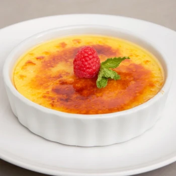Tuxton BPK-0805 8 oz. Porcelain White Round Fluted China Souffle / Creme Brulee Dish - 12/Case