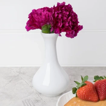 Arcoroc R0882 Candour 6.25 oz. Porcelain Vase by Arc Cardinal - 16/Case