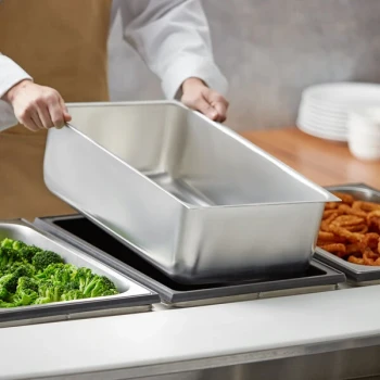 Vollrath 99785 6 5/16" Deep Full-Size Aluminum Steam Table Spillage Pan