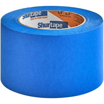 Shurtape ShurRelease CP 027 2.88" x 60 Yards Blue Premium Grade Painter's Tape 178868