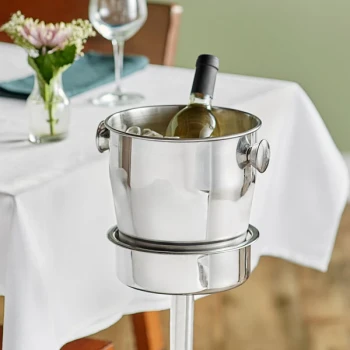 Acopa 4 Qt. Heavyweight Stainless Steel Wine / Champagne Bucket