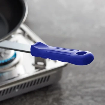 Choice Blue Removable Silicone Pan Handle Sleeve for 14" Aluminum Fry Pans