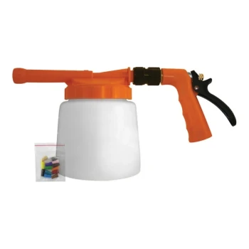 Sani-Lav N2FS4 48 oz. Handheld Hose End Industrial Spray Sanitizer with Lid Kit and 14 Tips