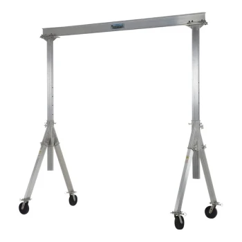 Vestil 12' x 12' Aluminum Gantry Crane with Adjustable Height AHA-2-12-12 - 2,000 lb. Capacity