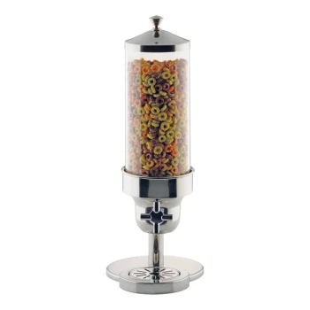 Smart Buffet Ware Odin by Front of the House 1 Gallon Stainless Steel Single Canister Dry Food Dispenser BDI019MUM18
