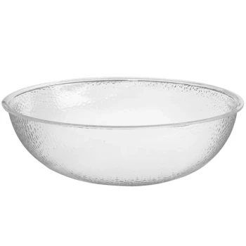 Cal-Mil 401-24-34 44 Qt. Clear Acrylic Pebble Salad Bowl