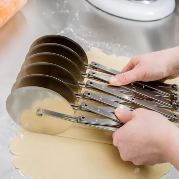 Ateco 13966 6 Large Stainless Steel Wheel Pastry Cutter