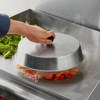 Choice 10" Round Aluminum Basting Cover