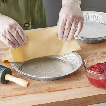 D&W Fine Pack 10 9/16 inch x 1 5/16 inch Foil Pie Pan - 250/Case