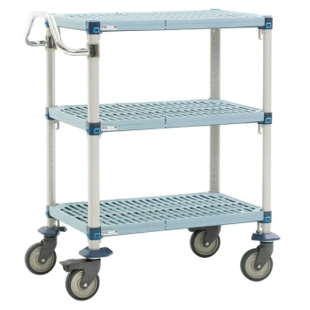 Metro MQUC1830G-35 MetroMax Q Utility Cart with 5" Polyurethane Casters 18" x 30"