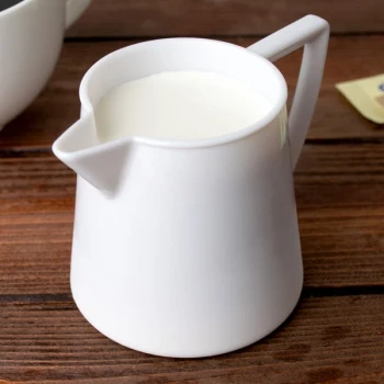 GET CM-302-PC-W 6 oz. White Plastic Creamer - 12/Pack