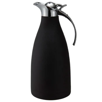 Bon Chef 4055S-NERO Roman Petite 32 oz. Nero Finish Insulated Stainless Steel Server