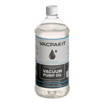 VacPak-It Premium Synthetic Vacuum Packaging Machine Pump Oil - 1 Qt.