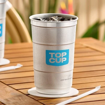 Top Cup by Ball 24 oz. Customizable Aluminum Cup with Top Cup Logo Design - 30/Pack