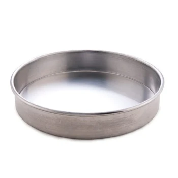 American Metalcraft HA80122 12 inch x 2 inch Heavy Weight Aluminum Straight Sided Cake / Deep Dish Pizza Pan